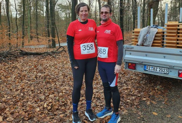 Beim Silvesterlauf in Mölln (Schleswig-Holstein)